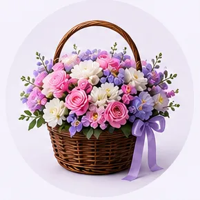 Цветочные корзины